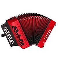 HOHNER El Rey del Vallenato GCF, red (A4924)