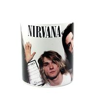 Кружка Nirvana (группа на фоне 'Show Times')